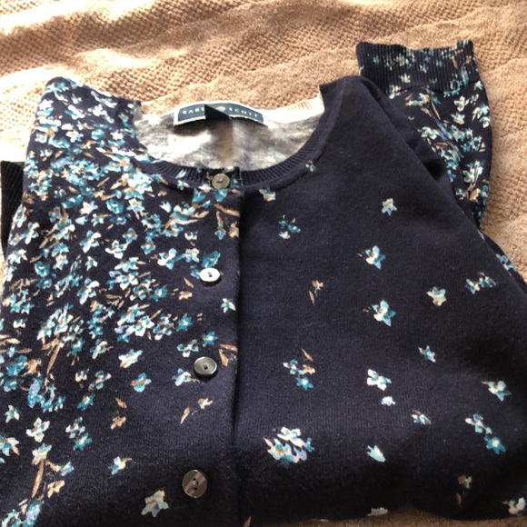 Floral Button-Up Cardigan - Picture 3 of 5